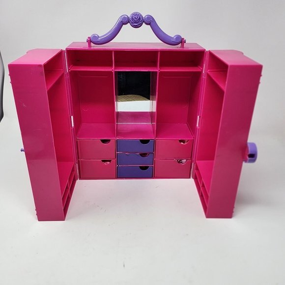 BARBIE VTG 97 FASHION AVENUE CARRYING CASE STORAGE WARDROBE CLOSET ACCESSORIES - Picture 4 of 13